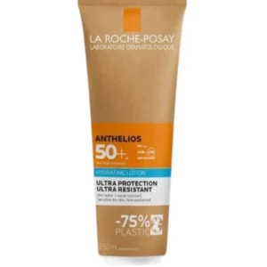 لوشن أﻧﺜﻴﻠﻴﻮس واﻗﻲ شمس مرطب بعامل حماية SPF50+ من لاروش بوزيه – 250 مل