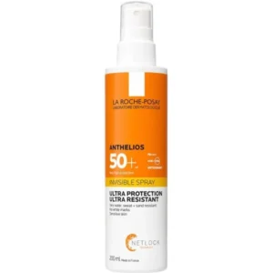 بخاخ واقي شمس انثيليوس غير مرئي للبشرة الحساسة SPF 50+ من لاروش بوزيه – 200 مل