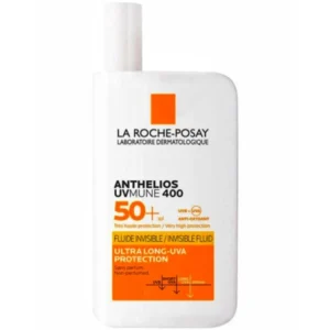 واقي شمس لاروش بوزيه – انثيليوس يوفي ميون 400 سائل +SPF50 غير مرئي خال من العطور، 50 مل