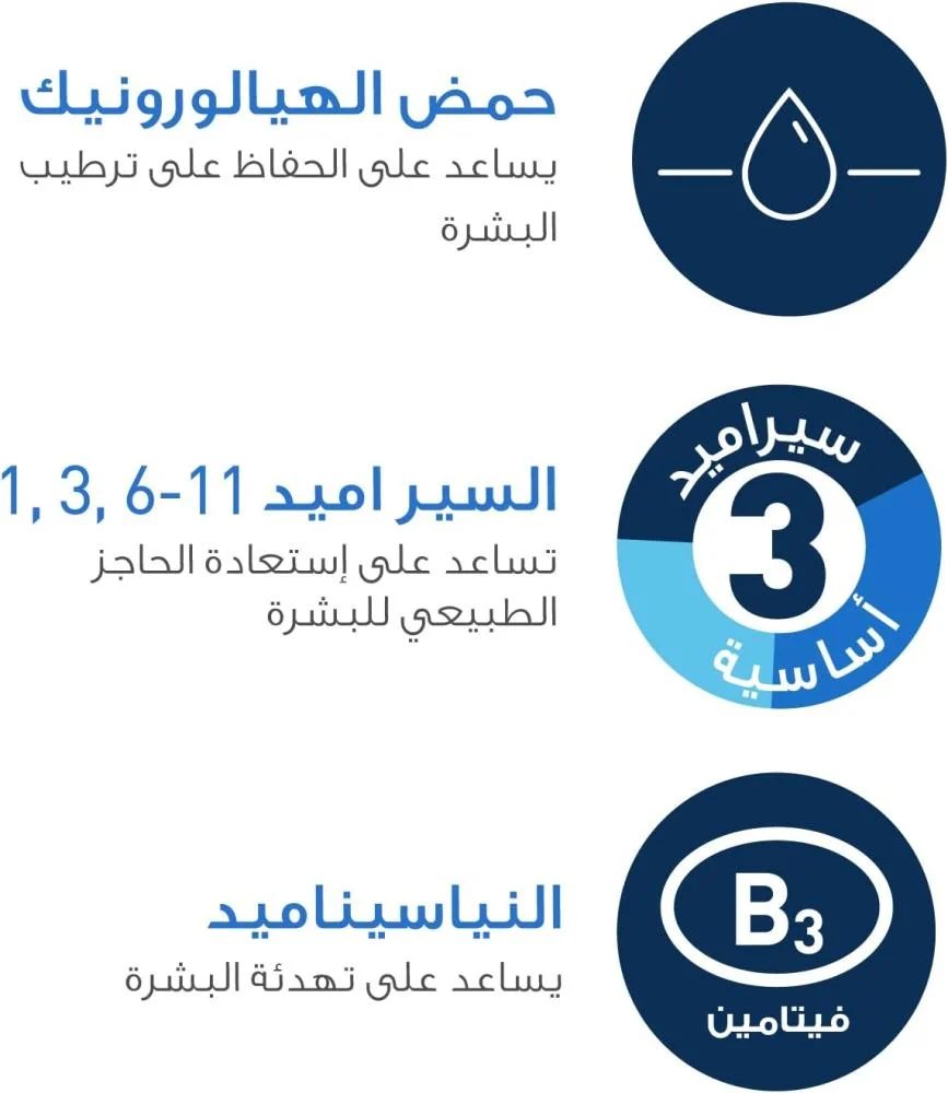 غسول رغوي لبشرة الوجه والجسم العادية الى الدهنية من سيرافي - 473 مل