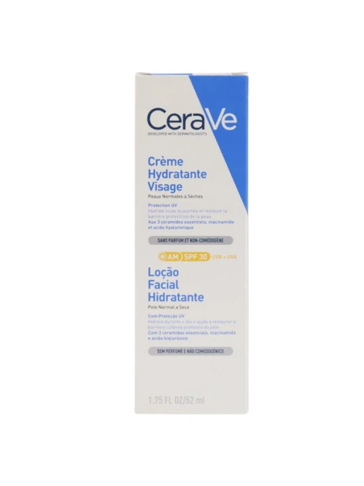 كريم مرطب للوجه بعامل الحماية من الشمس 30 SPF من سيرافي , 52 مل